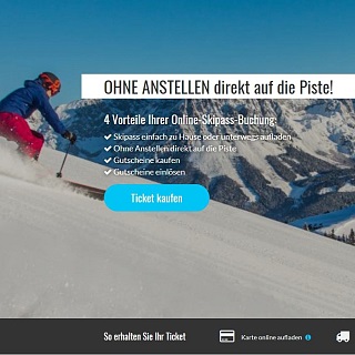Wow! So convenient – the new SkiWelt Ticket Online Shop.