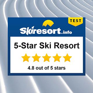 Award: 5 star skiing area