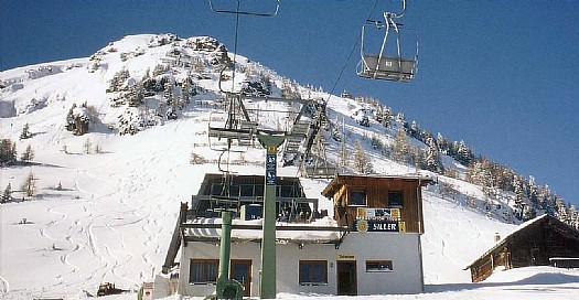 Bouw van Siller-lift in SkiWelt Söll