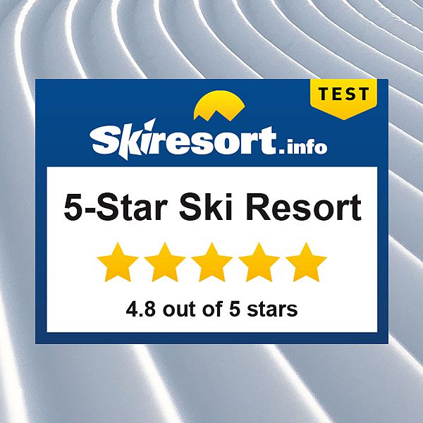 Skiresort Auszeichnung: 5 Sterne Skigebiet 