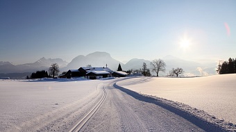 Angerberg in inverno