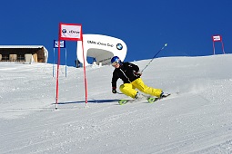 Skimovie Strecke am Südhang in Scheffau
