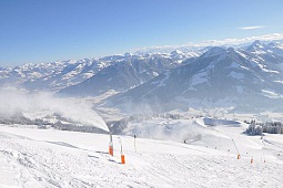 Snowmaking at the SkiWelt
