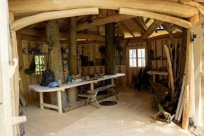 Kunstwerker Hütte im Hexenwasser Söll Innen