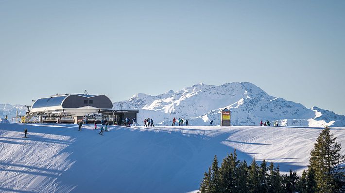 Bergbahn Winter Gondel SkiWelt Wilder Kaiser Brixental