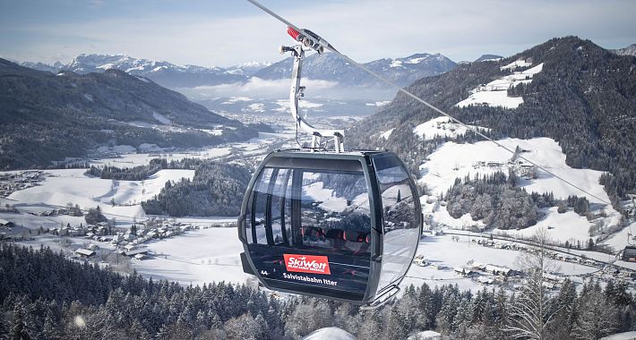 Bergbahn Winter Gondel SkiWelt Wilder Kaiser Brixental