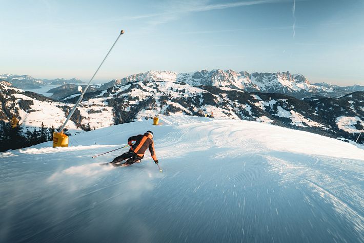Rinner Kraftalm Abfahrt in SkiWelt Söll
