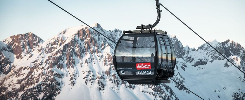 Gondel in Ellmau.