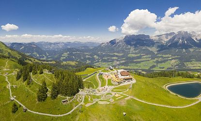 Aussicht von oben auf Ellmi's Zauberwelt.