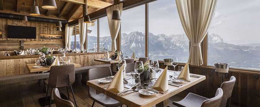Kaiserlounge am Hartkaiser Bergstation in Ellmau in SkiWelt Wilder Kaiser im Sommer in Tirol