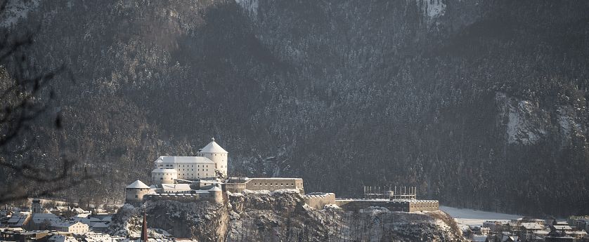 Die Stadt Kufstein im Winter.