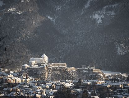 Die Stadt Kufstein im Winter.