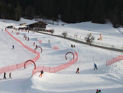 Skiparcour für Kinder in der SkiWelt Wilder Kaiser-Brixental.