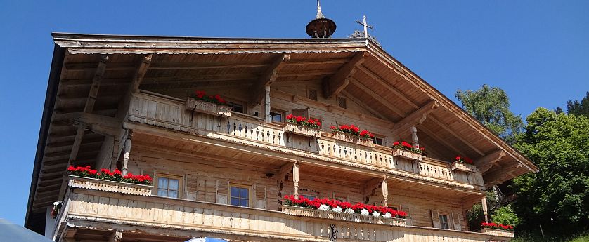 Wunderschöner Berggasthof in den Bergen.
