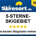 Skiresort.de zeichnet 2025 eines der besten Skigebiete weltweit als 5-Sterne-Skigebiet aus – höchste Bewertung für Qualität, Angebot und Service im internationalen Vergleich.