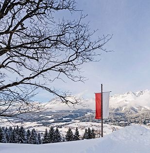 Ausblick auf den Wilden Kaiser.