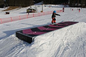 Minispeeltuin Funpark voor beginners SkiWelt Westendorf
